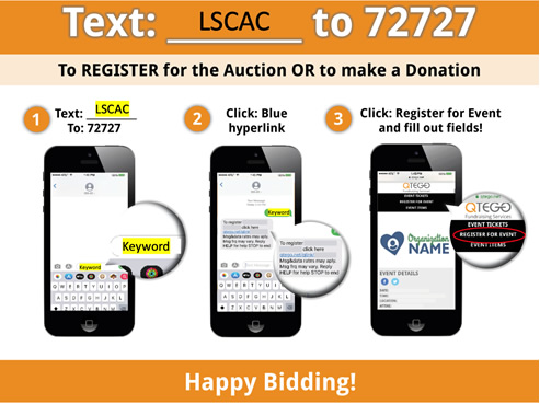 text LSCAC to 72727